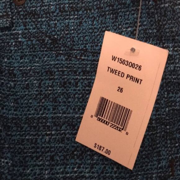 Rag & Bone  Blue Tweed The Printed Leggings - Picture 6 of 12